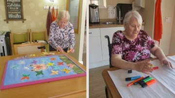Arts and crafts at Guisborough care home